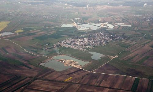 Kiesgrube bei Romanesti Rumänien Foto W. Willner P4290059