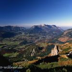 Blick vom Jenner auf Berchtesgaden Foto W. Willner 218