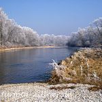 Isar bei Niederhummel Winter Foto W. Willner 033