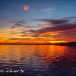 NSG Mittlere Isarstauseen Abendstimmung Foto W. Willner 7024