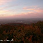 Zabelstein nördlicher Steigerwald Abendstimmung 5 Foto W. Willner